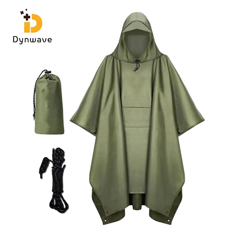 Áo mưa DYNWAVE có mũ trùm đầu chống nước nhỏ gọn cho nam và nữ