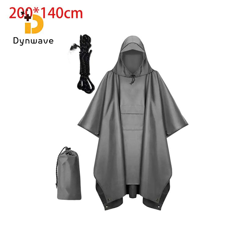 Áo mưa DYNWAVE có mũ trùm đầu chống nước nhỏ gọn cho nam và nữ