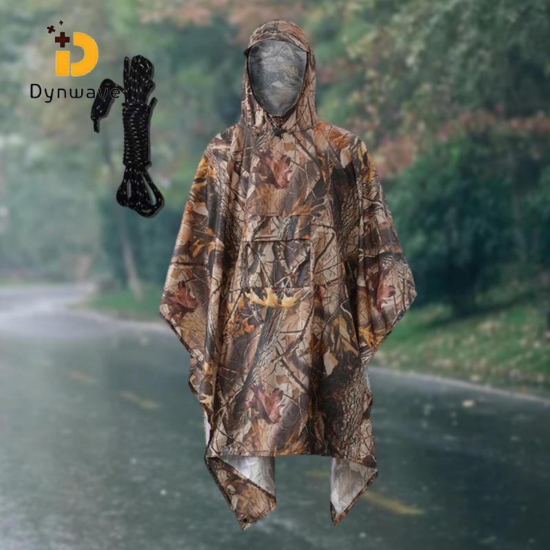 Áo mưa DYNWAVE có mũ trùm đầu chống nước nhỏ gọn cho nam và nữ