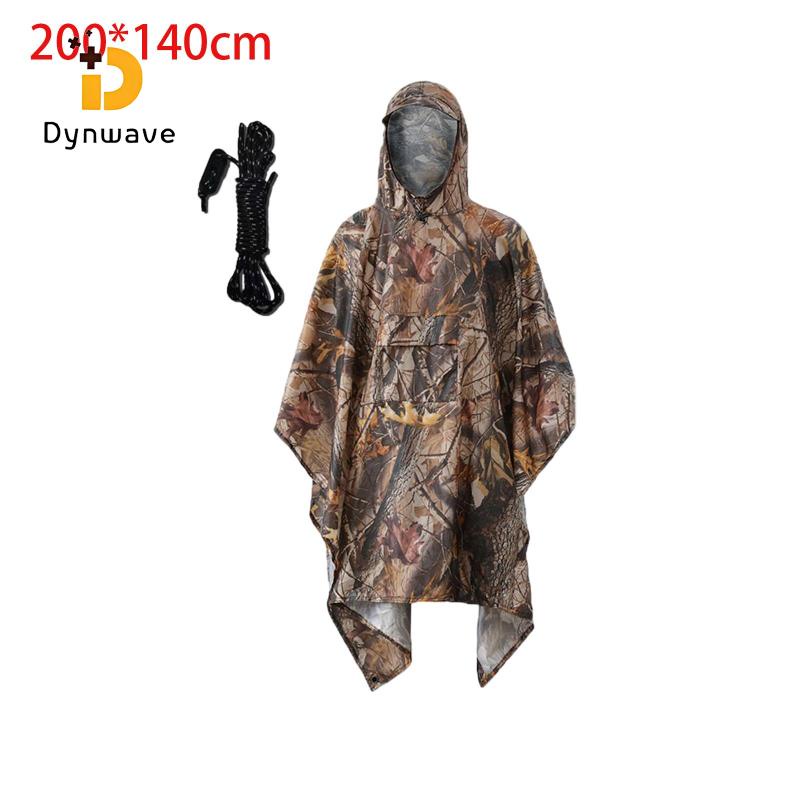 Áo mưa DYNWAVE có mũ trùm đầu chống nước nhỏ gọn cho nam và nữ