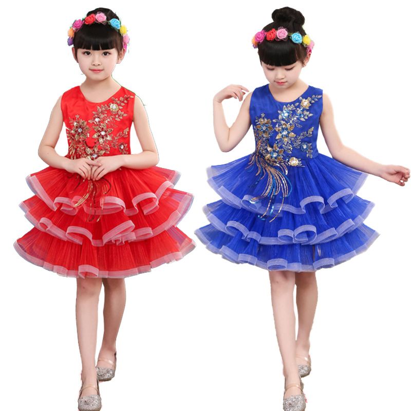 Mới Đầm Công Chúa Đính Kim Sa Lấp Lánh Cho Bé Gái