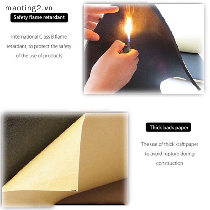 1 Miếng Xốp Cách Âm Cho Xe Hơi 30 * 50cm