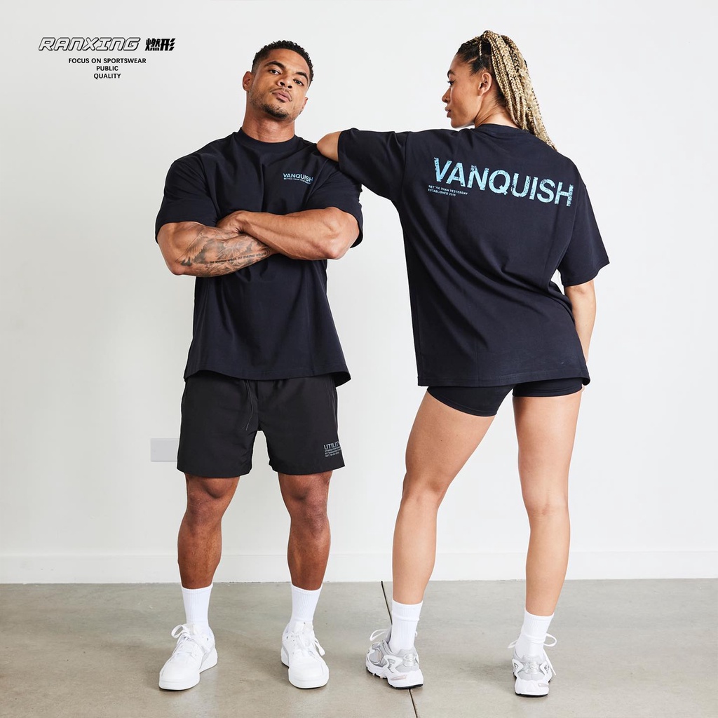 Áo Thun Thể Thao Ngắn Tay Dáng Rộng Cho Cặp Đôi