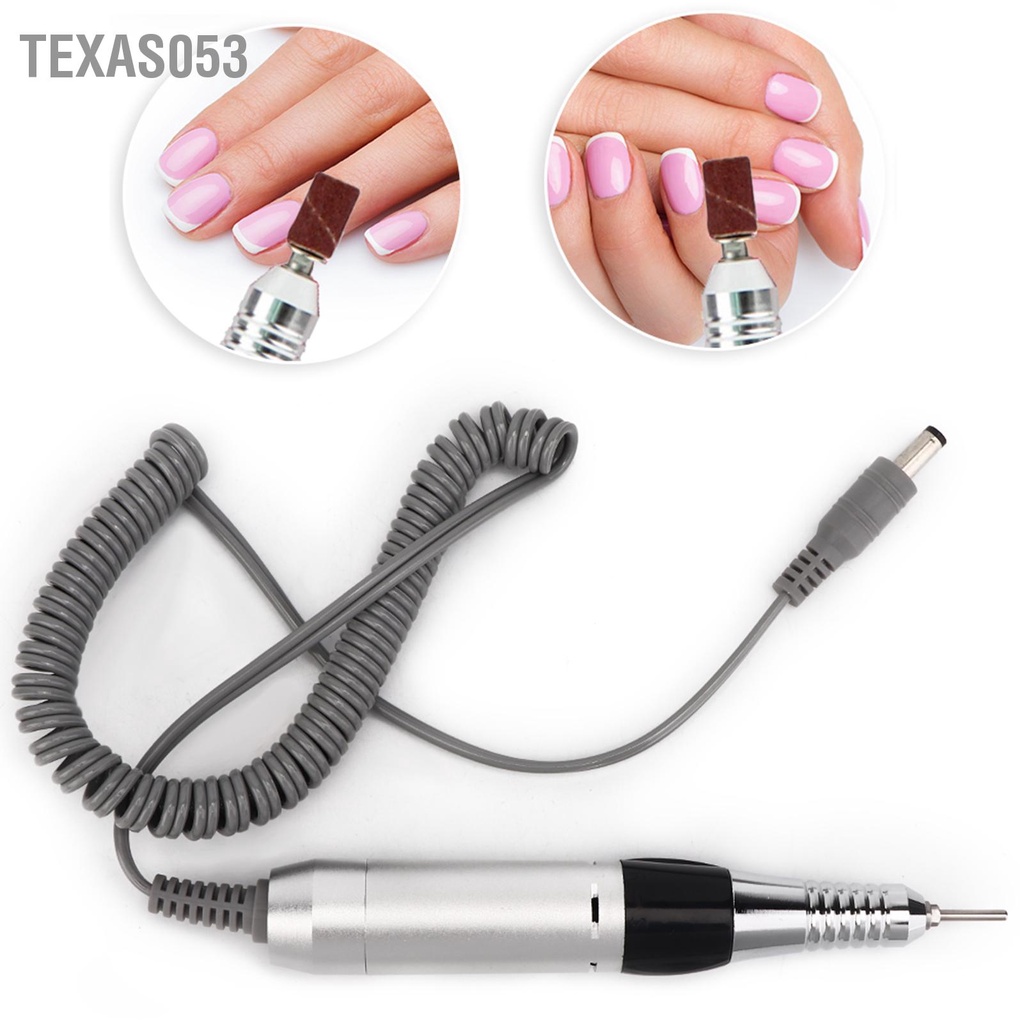 Texas053 Điện Nail Art Drill Pen Làm móng tay Dũa Phụ kiện máy mài