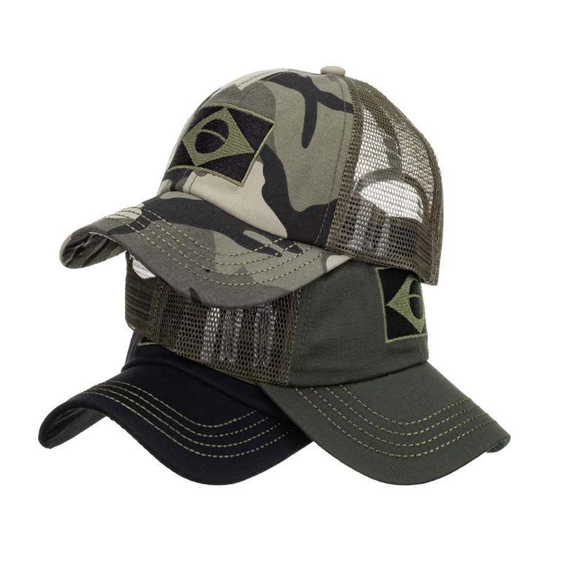 Mũ Lưỡi Trai Họa Tiết Camo Thời Trang Cá Tính Cho Nam