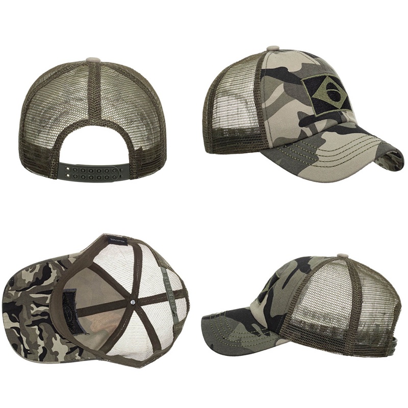 Mũ Lưỡi Trai Họa Tiết Camo Thời Trang Cá Tính Cho Nam