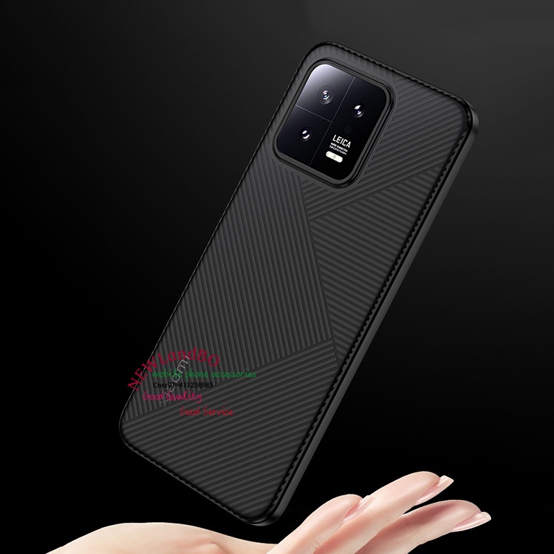 Ốp Điện Thoại Màu Đen Siêu Mỏng Chống Trượt Cho xiaomi 13 13pro mi 13ultra