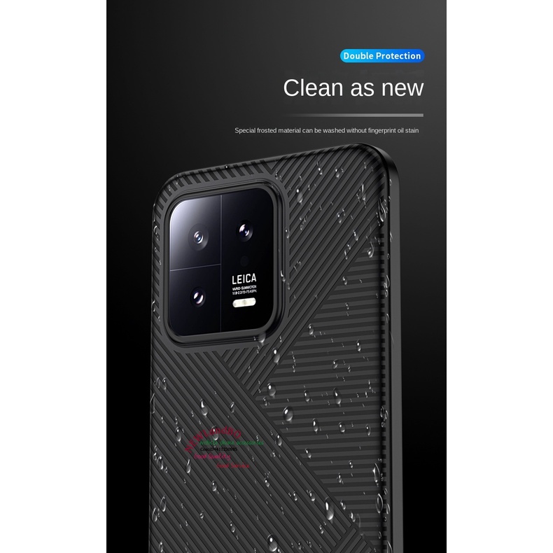 Ốp Điện Thoại Màu Đen Siêu Mỏng Chống Trượt Cho xiaomi 13 13pro mi 13ultra