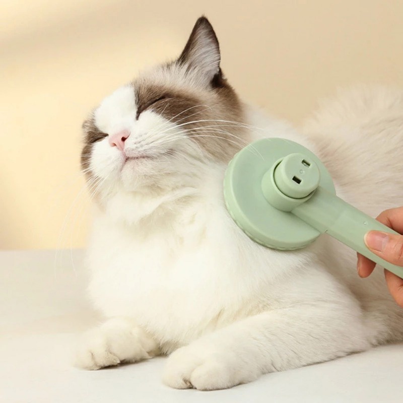 Bàn Chải Lông Xoăn 15 Độ Hút Ẩm Và Uốn Cong Lông Cho Thú Cưng Chó Mèo