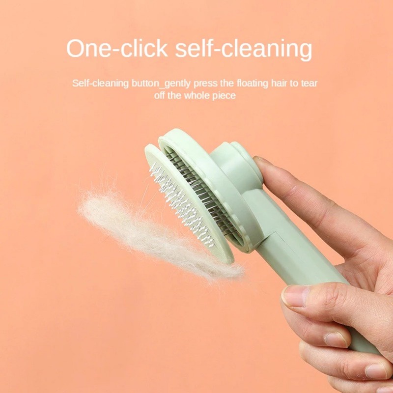 Bàn Chải Lông Xoăn 15 Độ Hút Ẩm Và Uốn Cong Lông Cho Thú Cưng Chó Mèo