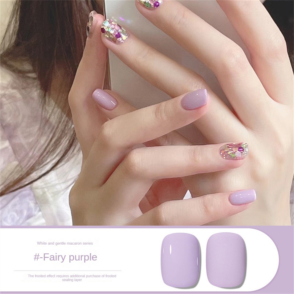 Macaron Màu Sơn Móng Tay Keo Màu Phổ Biến Cửa Hàng Nail Thích Hợp Cho Màu Tinh Khiết Trị Liệu Bằng Ánh Sáng Keo JULYSTAR