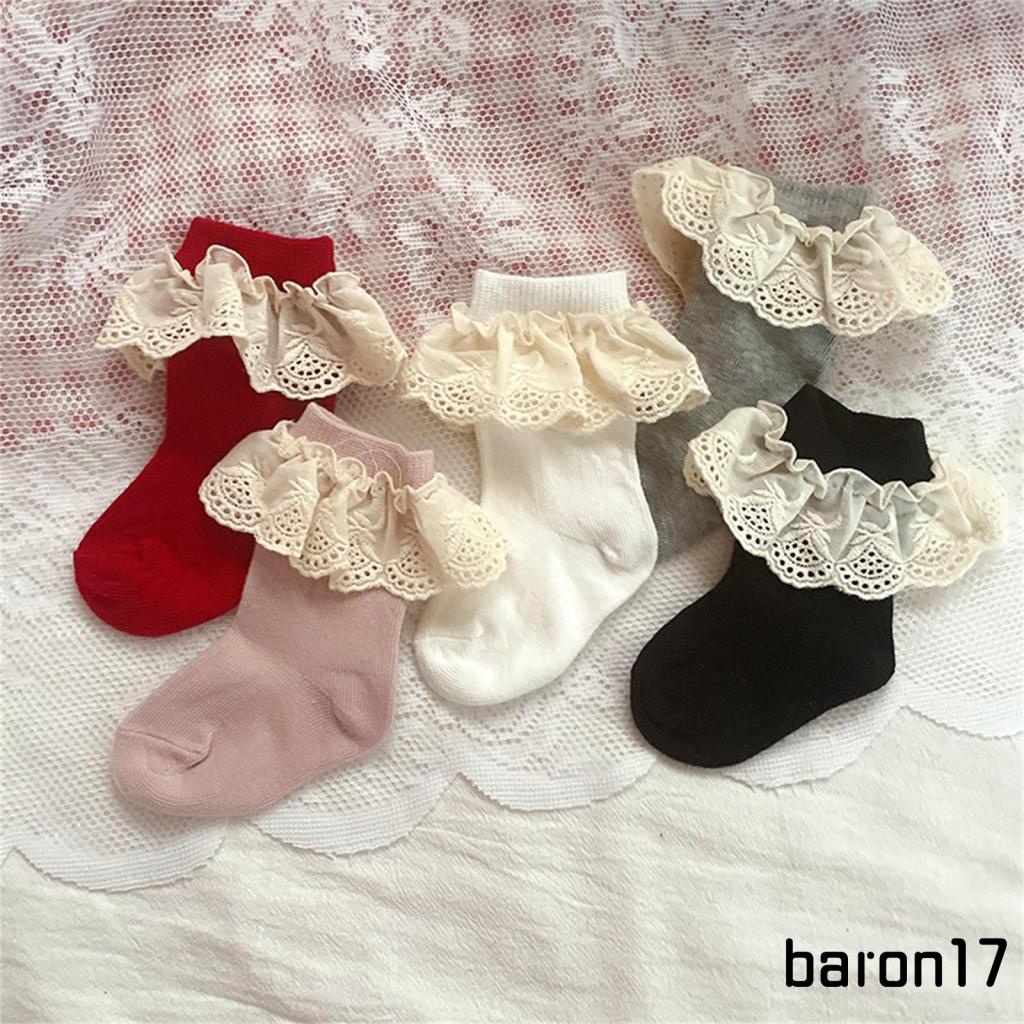 Lpdl-đớ Ren Công Chúa Cổ Vừa Co Giãn Thoáng Khí Dễ Thương Cho Bé Gái