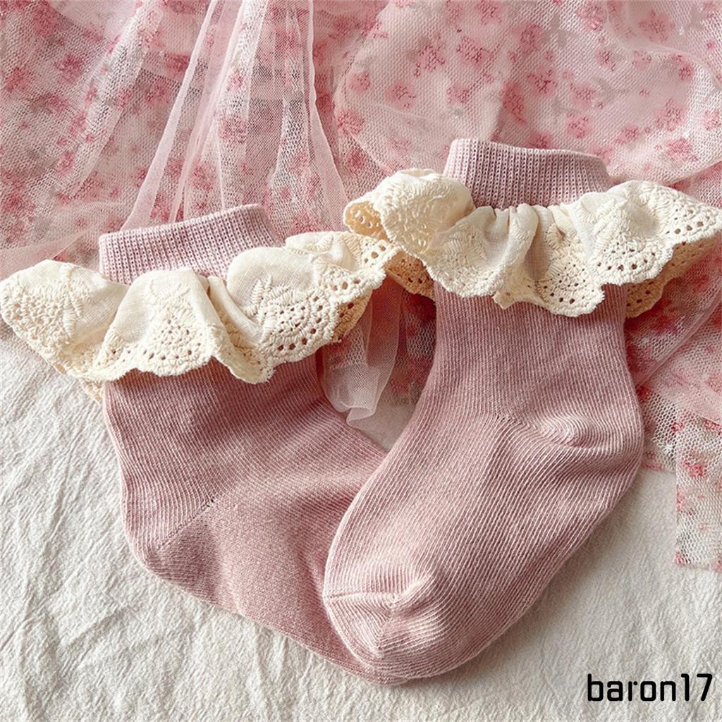 Lpdl-đớ Ren Công Chúa Cổ Vừa Co Giãn Thoáng Khí Dễ Thương Cho Bé Gái
