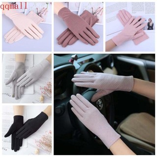 Găng tay chống nắng họa tiết chấm bi thời trang cao cấp cho nữ