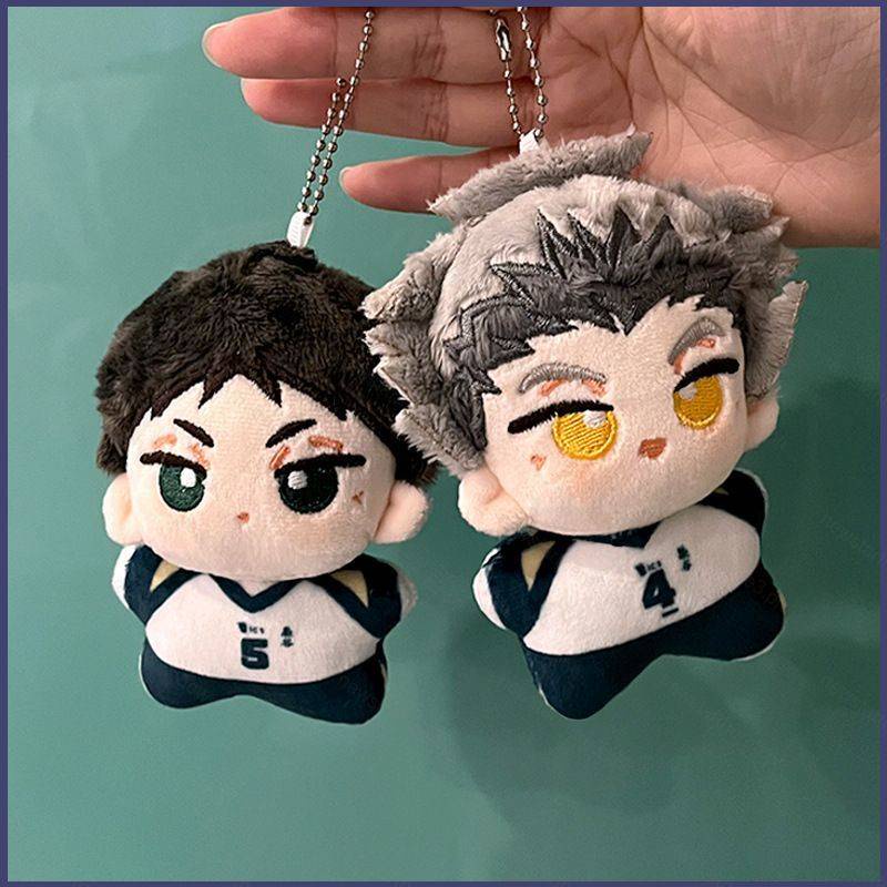 Ye haikyuu akaashi keiji kotaro bokuto Nhồi Bông Móc Khóa Đồ Chơi Quà Tặng Cho Bé Gái