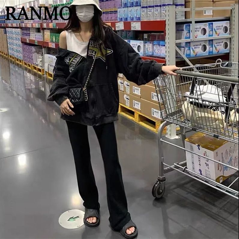 RANMO Áo Khoác áo khoácnữ Chất lượng thời trang thoải mái A28J1C0 34Z230823