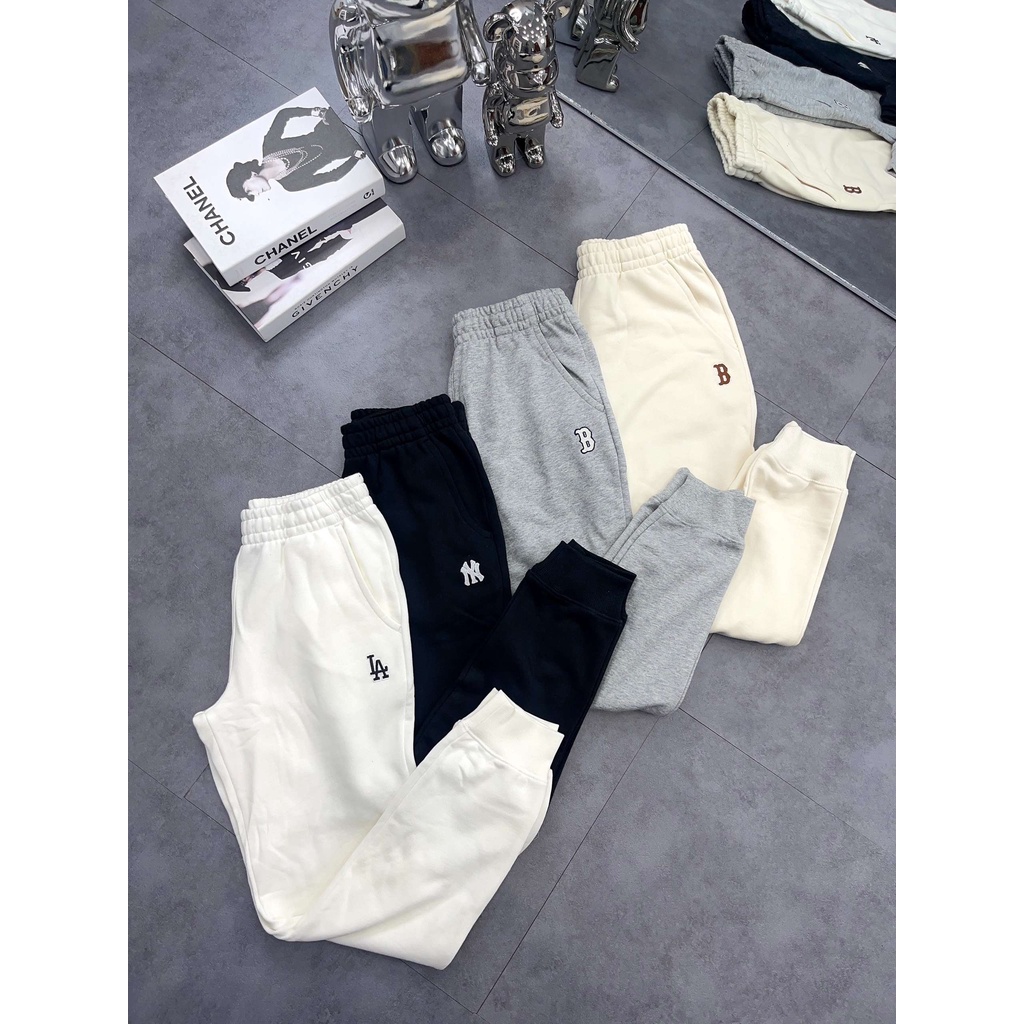 Quần Jogger Nỉ Da Cá NY mIb Dày Dặn Unisex, Quần Nỉ Dài Cotton NY Dn.Storevnxk