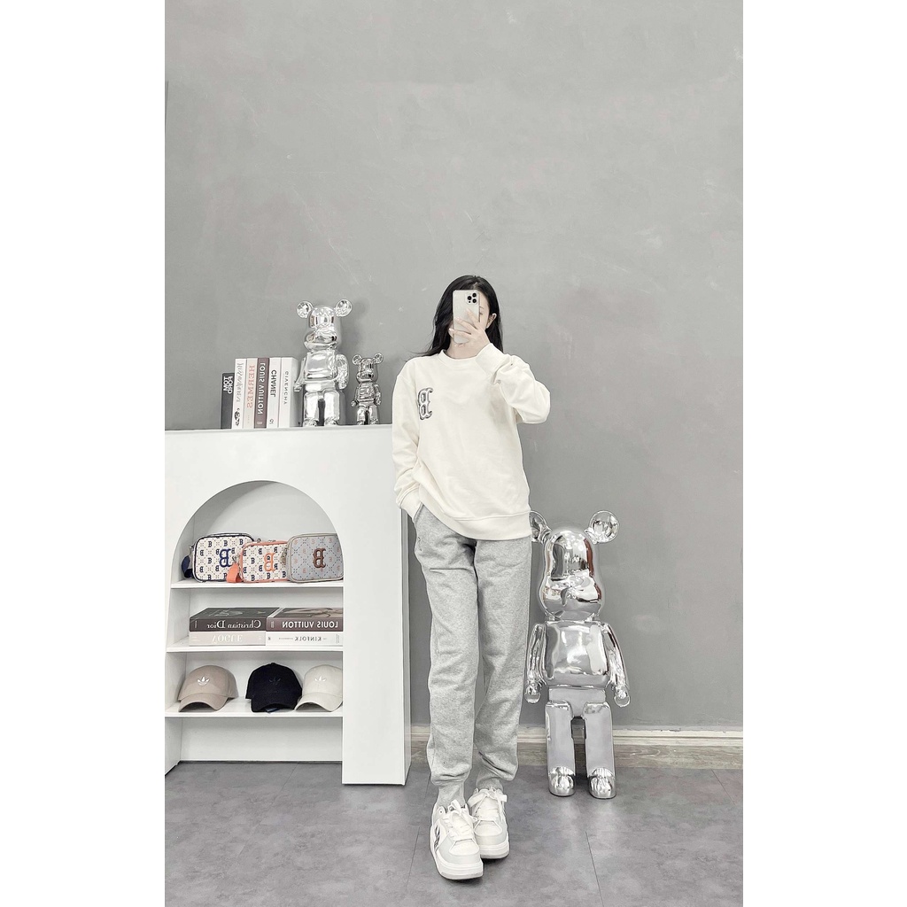 Quần Jogger Nỉ Da Cá NY mIb Dày Dặn Unisex, Quần Nỉ Dài Cotton NY Dn.Storevnxk