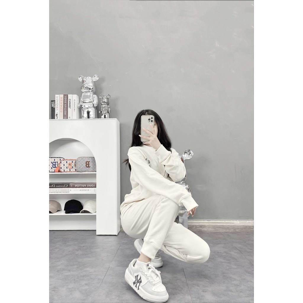 Quần Jogger Nỉ Da Cá NY mIb Dày Dặn Unisex, Quần Nỉ Dài Cotton NY Dn.Storevnxk