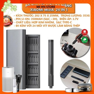 Bộ tua vít điện bỏ túi đa năng Xiaomi Mijia MJDDLSD003QW 24 trong 1, tích hợp cổng Type-C - Bảo hành 6 tháng