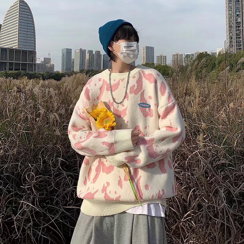 Áo Len Họa Tiết Hoạt Hình Vui Nhộn Cho Nam Và Nữ