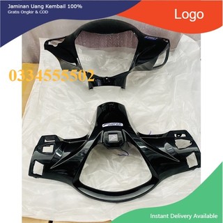 Nắp trước tay lái nắp sau tay lái gáy bợ ốp đầu đèn Honda Vision 2014-2019 chính hãng