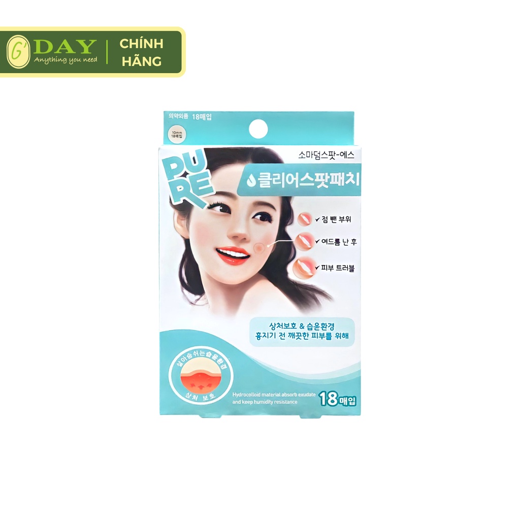 [CHÍNH HÃNG] Miếng Dán Mụn Somaderm Spot 18 miếng
