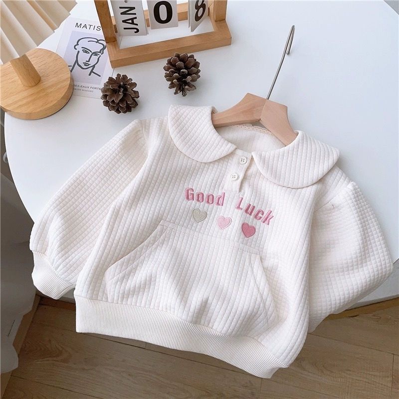 Set Đồ Mùa Thu 2023 Hai Món Gồm Áo Sweater Và Quần Dài Phong Cách Phương Tây Hợp Thời Trang Cho Bé Gái