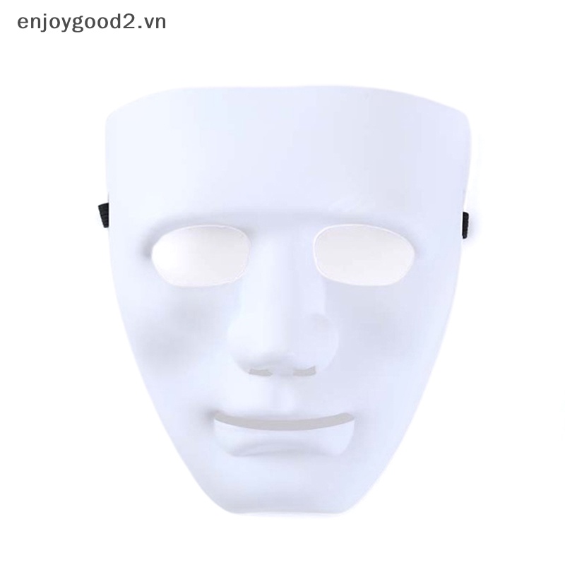 & Enjoy & full face Mặt Nạ Hóa Trang Đường Phố unisex Màu Trắng Đen