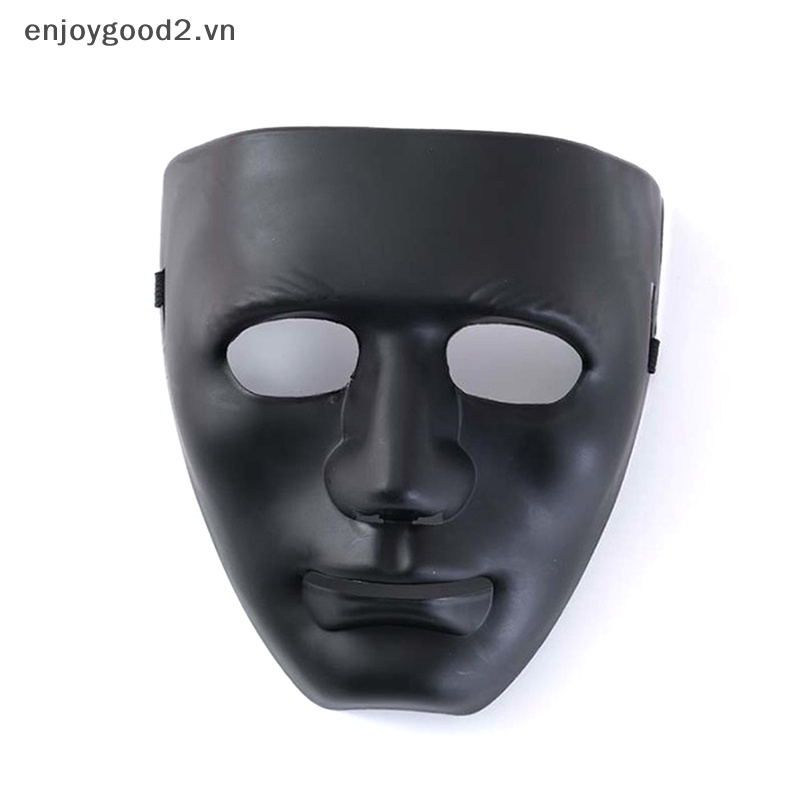 & Enjoy & full face Mặt Nạ Hóa Trang Đường Phố unisex Màu Trắng Đen