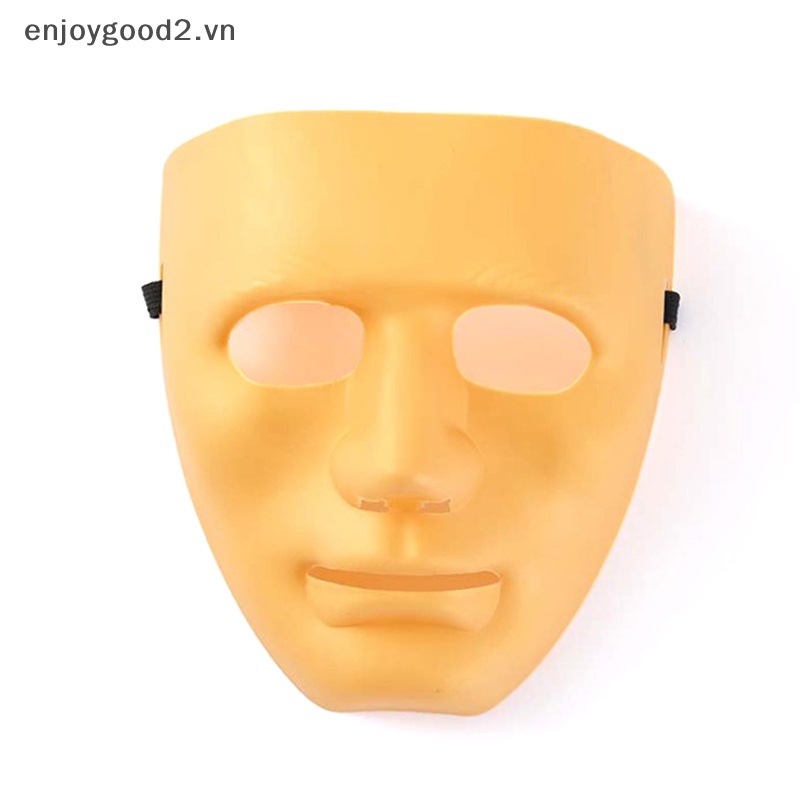 & Enjoy & full face Mặt Nạ Hóa Trang Đường Phố unisex Màu Trắng Đen