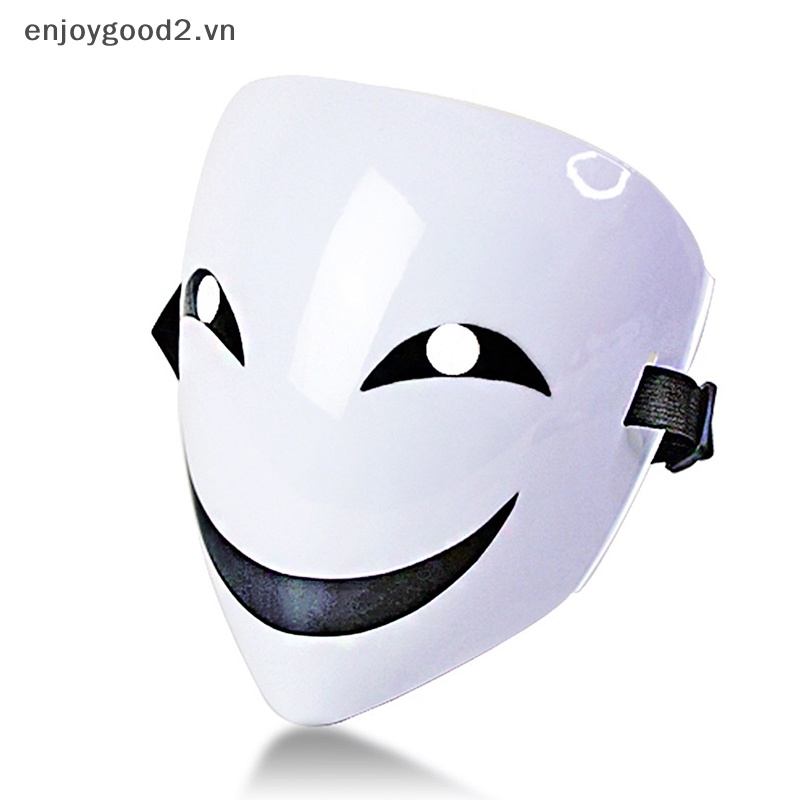 & Enjoy & Mặt Nạ Hóa Trang Nhân Vật Hoạt Hình Kiki Hankuko Kuruku Bruntto Bản Mặt Cười Màu Đen