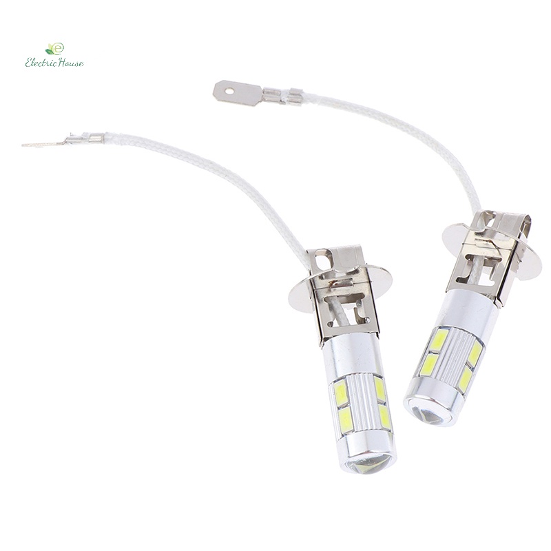 Set 2 Bóng Đèn led h3 50w 6000k Ánh Sáng Trắng Dành Cho Ô Tô