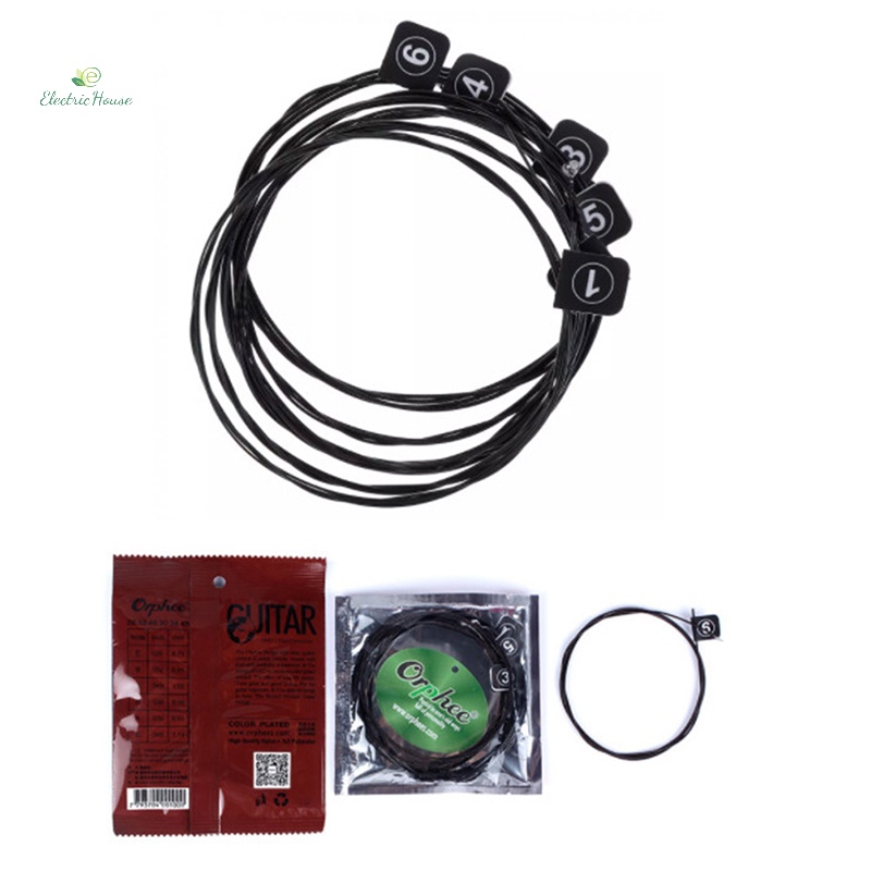 Set 6 Dây Đàn guitar nx35-c Mạ nylon + 3% polyester