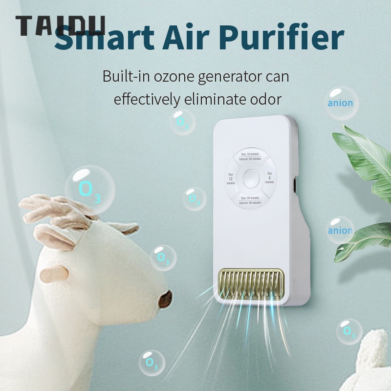 TAIDU Máy Lọc Không Khí Khử Mùi Khử Mùi Phòng Tắm Nhà Bếp máy ozone gia đình Máy khử trùng