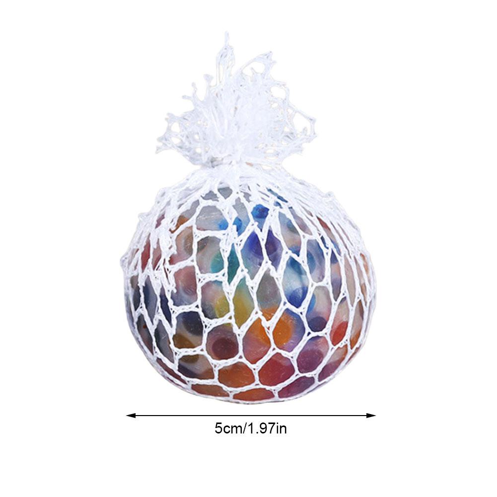 Tpr Đồ Chơi Bóng Cao Su Mềm Màu Cầu Vồng Cho Bé