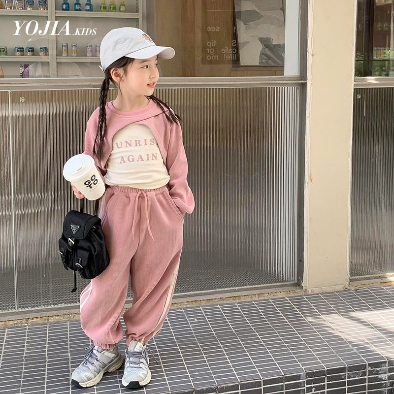 Bộ Đồ Thời Trang Mùa Thu 2023 Phong Cách Đường Phố Mới Cho Bé Gái