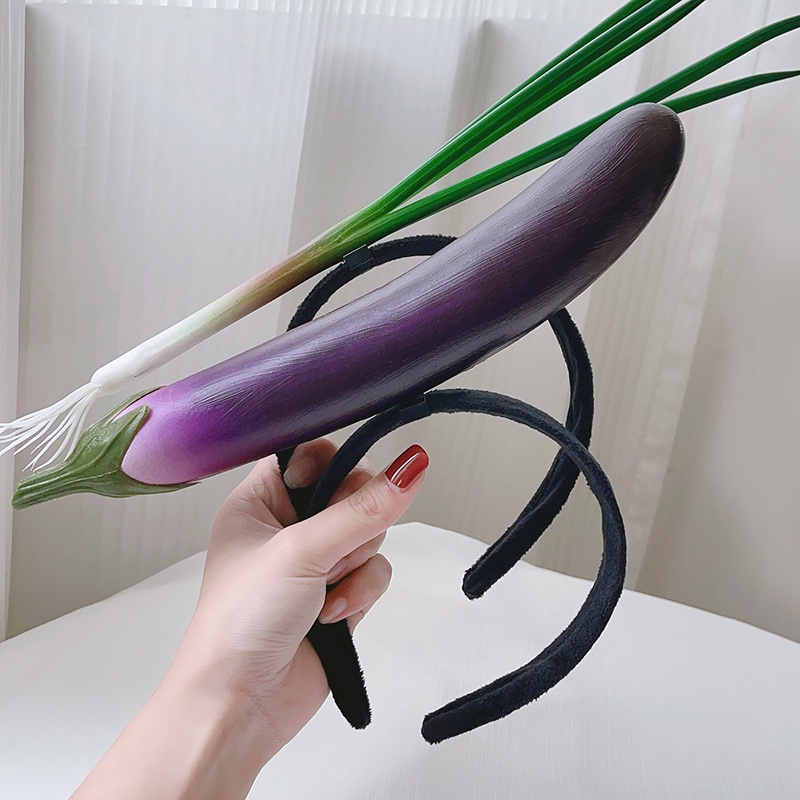 Băng Đô Cài Tóc Hình Rau Củ Quả Vui Nhộn Cho Bạn Gái