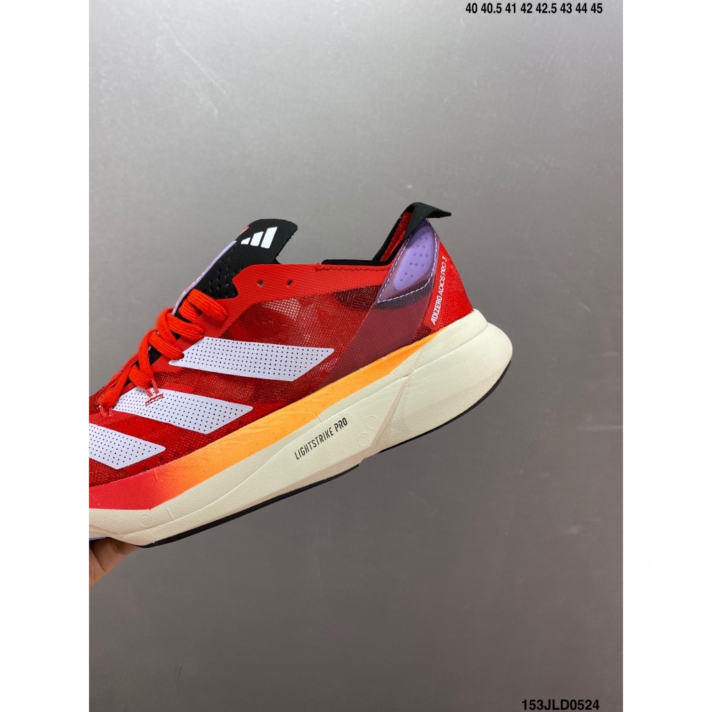 Giày Chạy Bộ Khử Trùng adizero adizero Dios pro 3 marathon Kỷ Niệm 40 Năm Siêu Bền Thấm Hút Uvwvi Amd