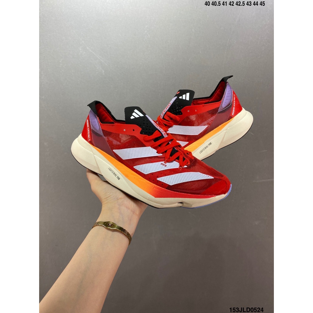 Giày Chạy Bộ Khử Trùng adizero adizero Dios pro 3 marathon Kỷ Niệm 40 Năm Siêu Bền Thấm Hút Uvwvi Amd