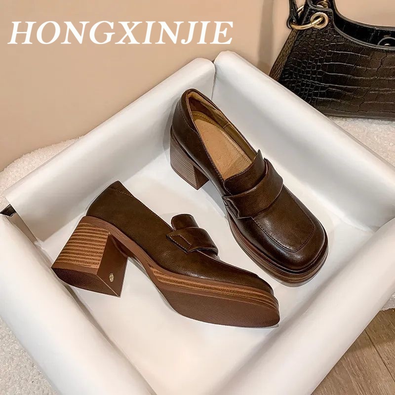 HONGXINJIE  Giày Cao Gót Mũi Nhọn GIÀY SANDAL Thời Trang Mới 2023 Cho Nữ  Thời trang ins Trendy fashion B25G09K 37Z230910