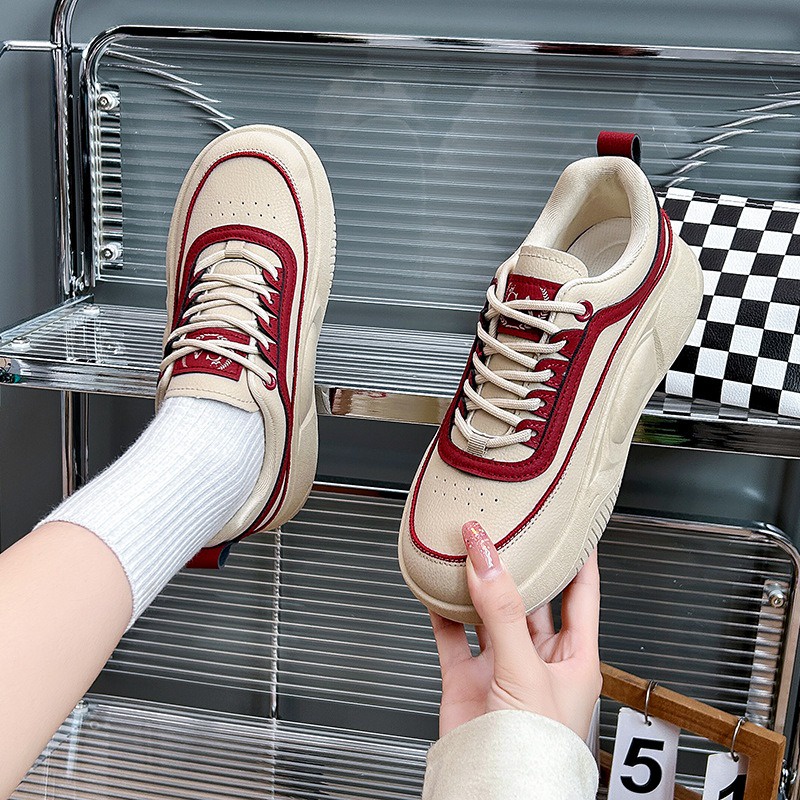 Giày Thể Thao Đế Dày Thoáng Khí Phong Cách Hàn Quốc Thời Trang Mùa Thu Mới Cho Nữ aa0697