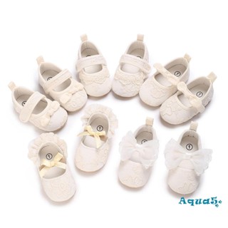 Đôi Giày Chống Trượt Mềm Mại Thêu Hoa Xinh Xắn Cho Bé Gái