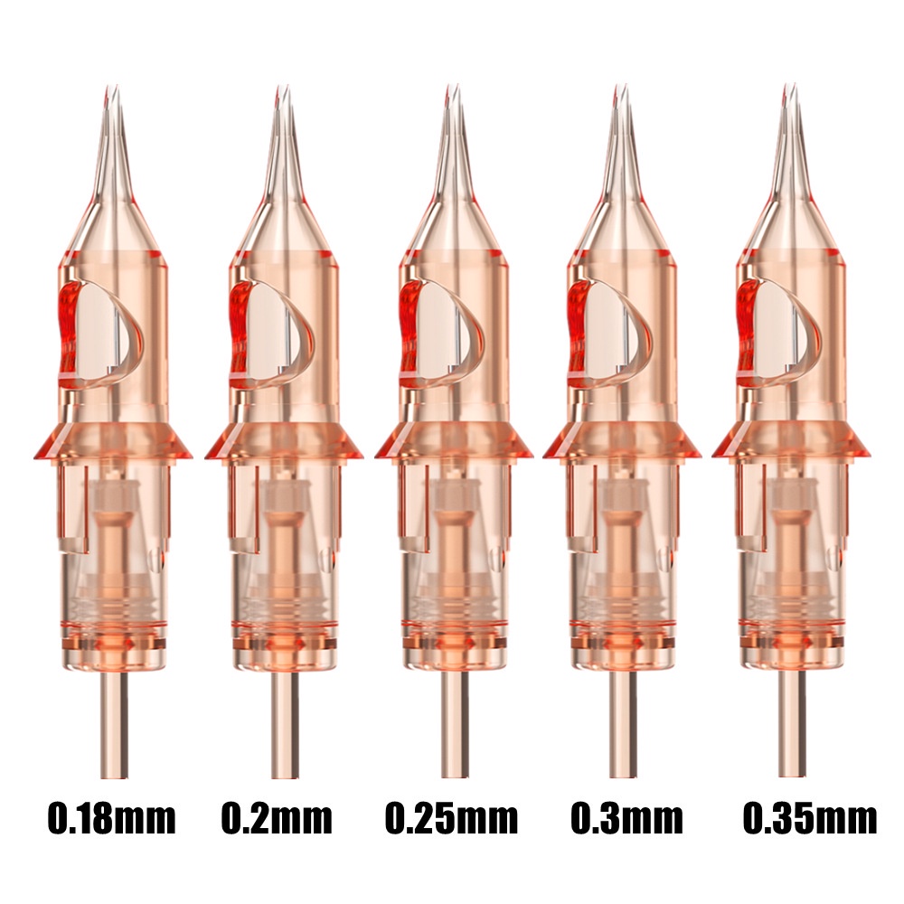 Set 10 Hộp Đựng Mực Xăm 0.18mm 0.20mm 0.25mm Chuyên Dụng