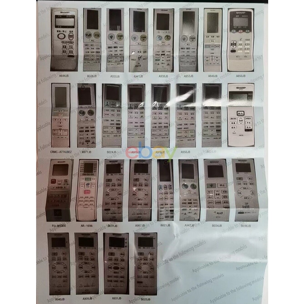 Điều Khiển Từ Xa Cho Máy Điều Hòa crmc-a751jbez a820jbez a901jbez