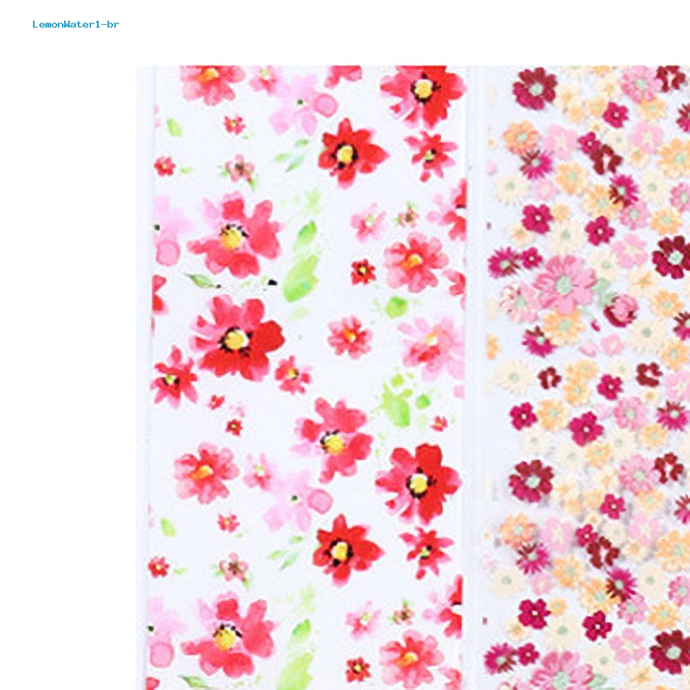 Set 10 Tấm Nhãn Dán Trang Trí Móng Tay In Họa Tiết Chanhwater1.br