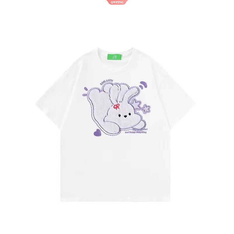 Áo Thun 100% cotton Tay Ngắn In Hoạt Hình sanrio kawaii cinnamoroll Thời Trang Mùa Hè Cho Nữ