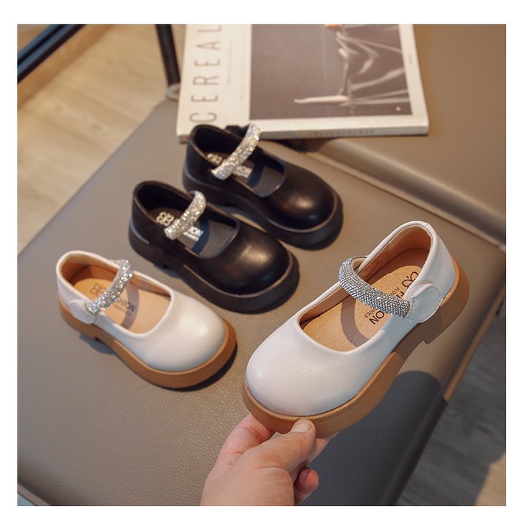 Giày Búp Bê Da Đế Mềm Thời Trang Xuân Thu 2023 Cho Bé Gái