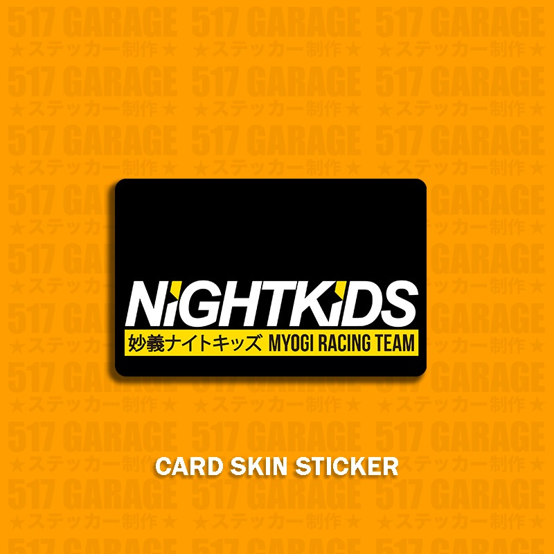 Sticker Dán Thẻ ATM Takumi Fujiwara's Toyota AE86 - Miếng Dán ATM - Skin Card - Chất Liệu Chống Xước - Chống Nước