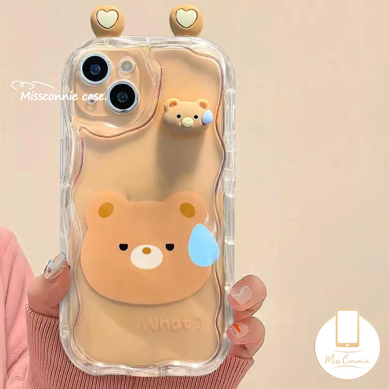 Ốp Điện Thoại tpu Mềm Hình Thú Bông 3d Cho iphone 11 7plus 14 12 13 pro max x xr 6s 7 6 8 plus xs max se 2020 | BigBuy360 - bigbuy360.vn